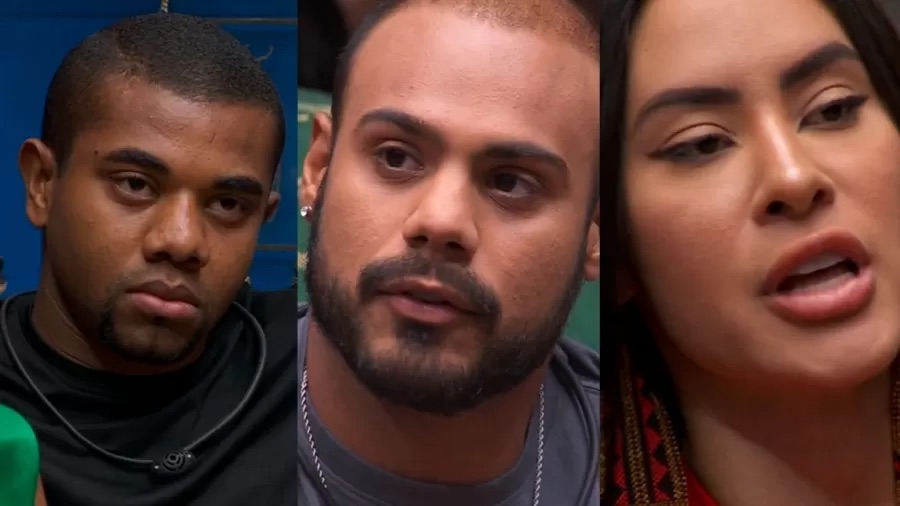 BBB 24: Davi, Marcus Vinicius e Isabelle se enfrentam em paredão triplo