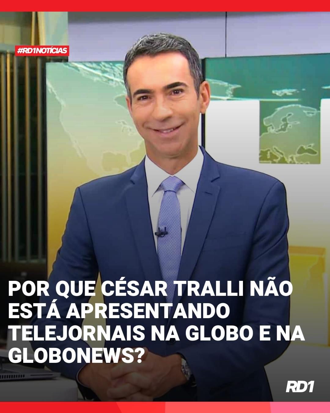 Muito tem se especulado a respeito do sumiço repentino de César Tralli da TV nos últimos dias.