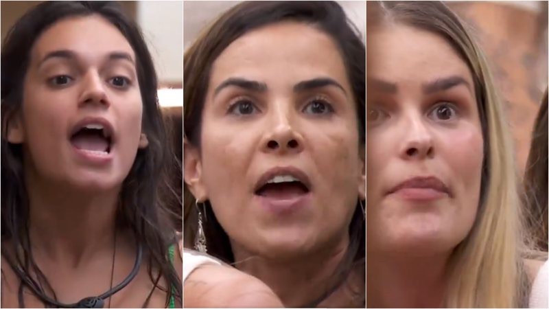 BBB 24: Wanessa, Yasmin e Alane brigam aos gritos sobre perda de estalecas