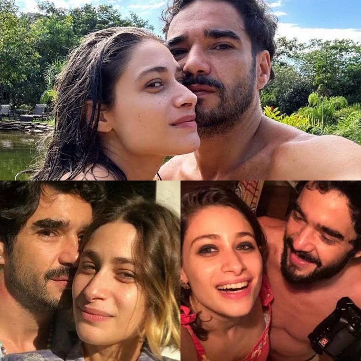 Esposa de Caio Blat é flagrada aos beijos com filho de Cássia Eller