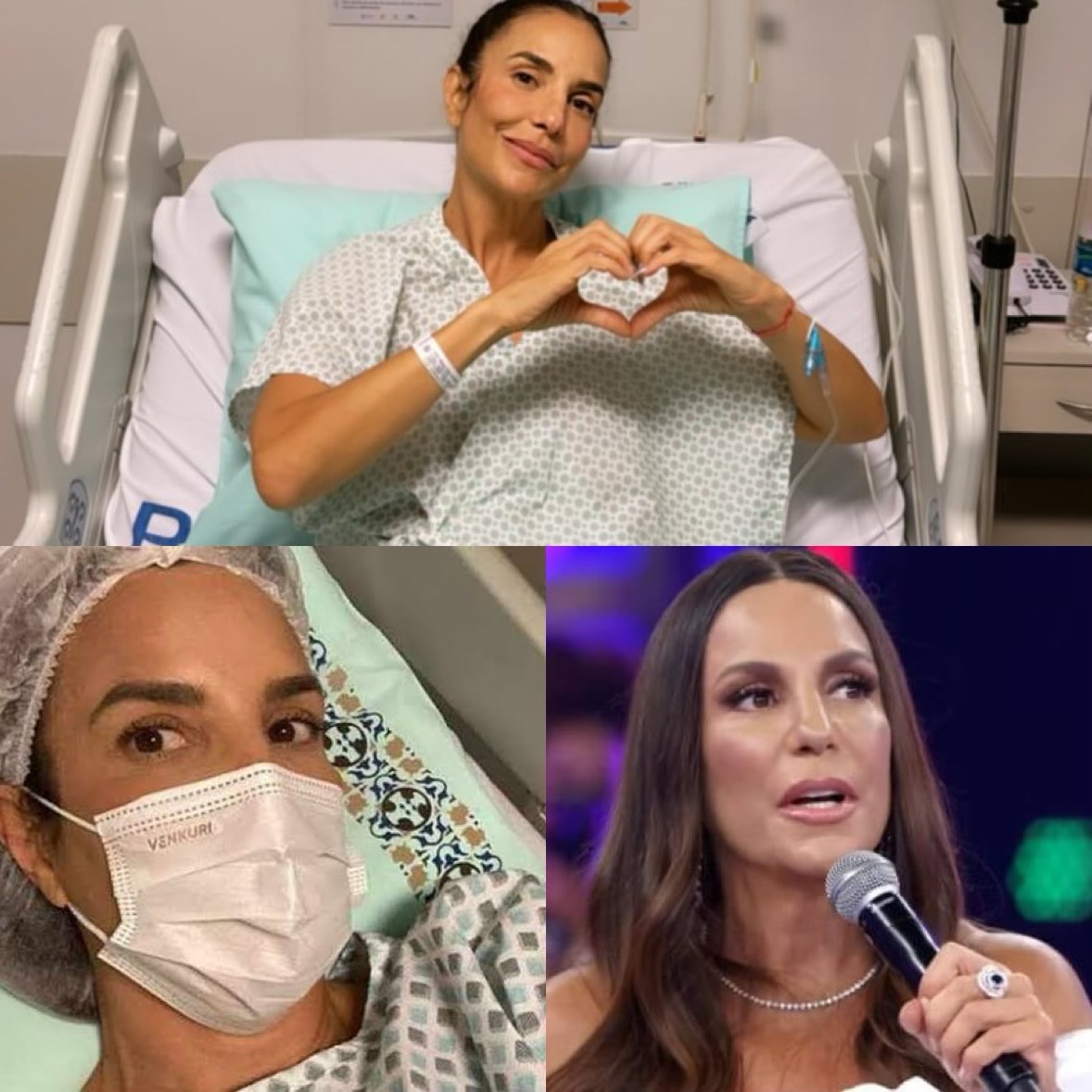 Ivete Sangalo revela diagnóstico após ser internada em hospital de Salvador