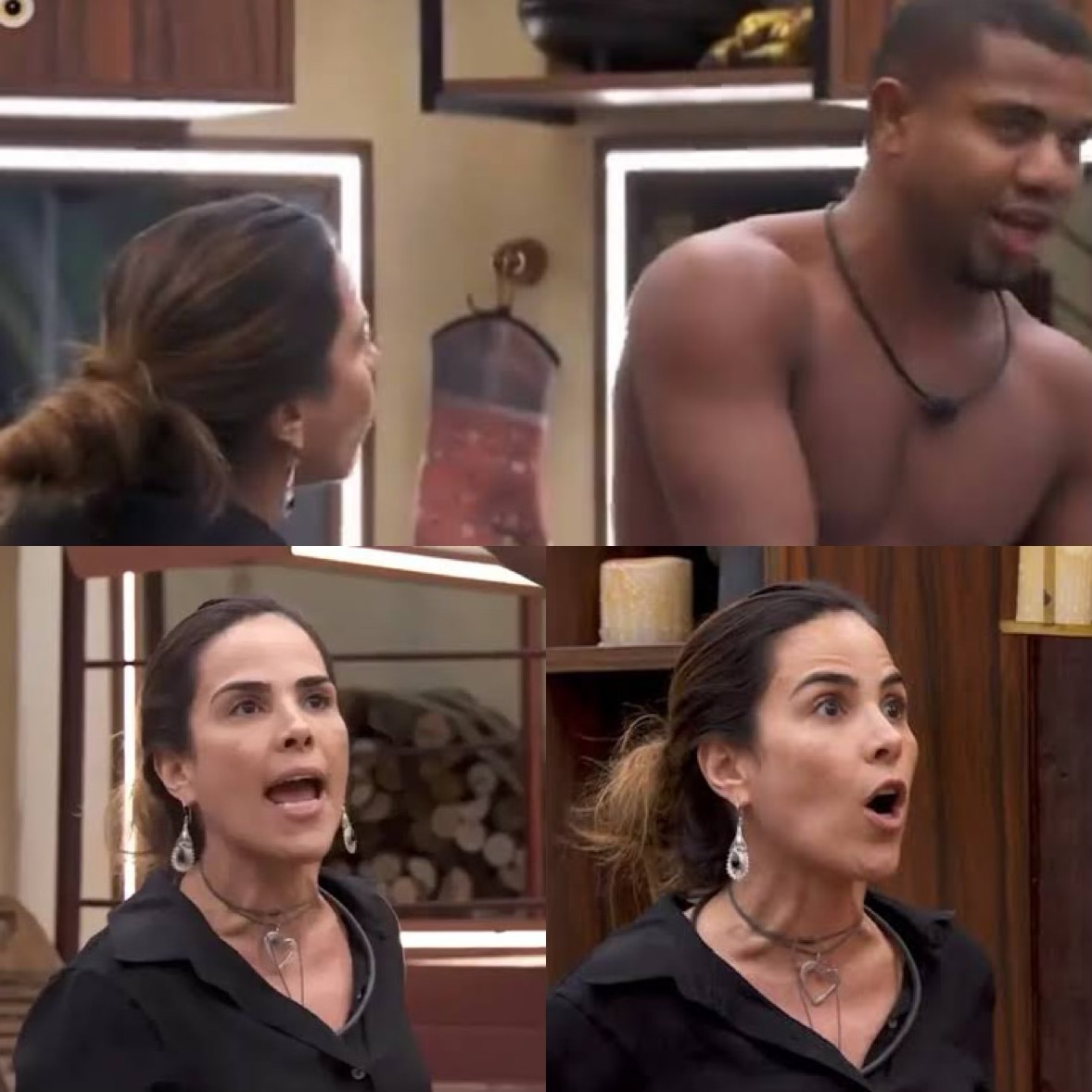 BBB 24: Clima quente! Com direto a troca de ofensas, Wanessa e Davi batem boca.