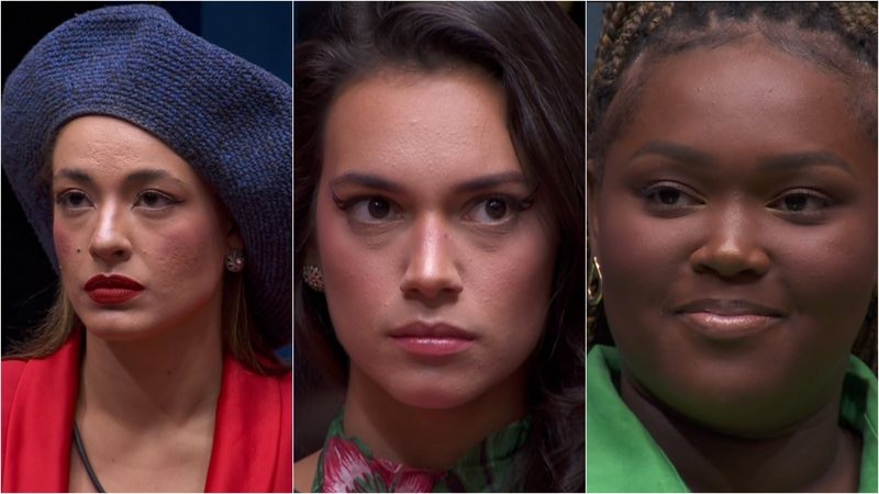 BBB 24: Beatriz, Alane e Raquele disputam décimo terceiro paredão