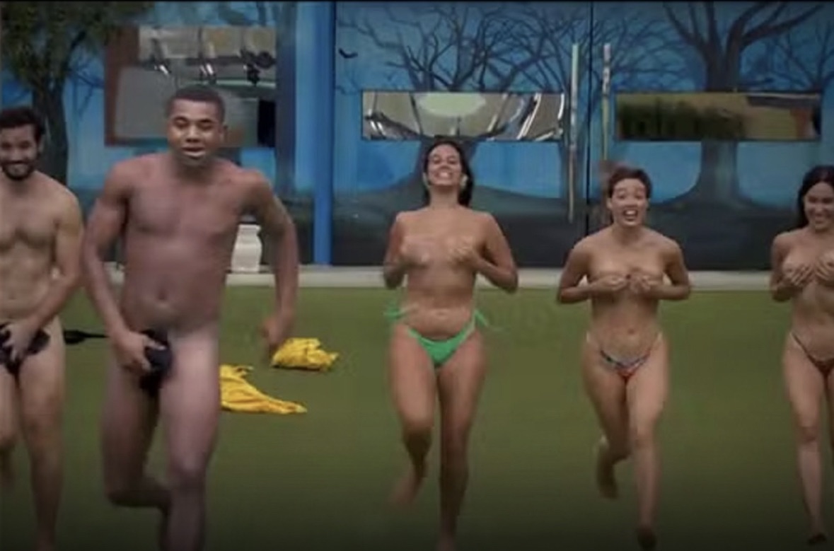 BBB 24: Grupo Fada tira roupa e pula pelado na piscina