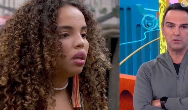 BBB 24: Pitel reclama de atitude de Tadeu Schmidt no ao vivo e web concorda: ‘Desrespeitoso’