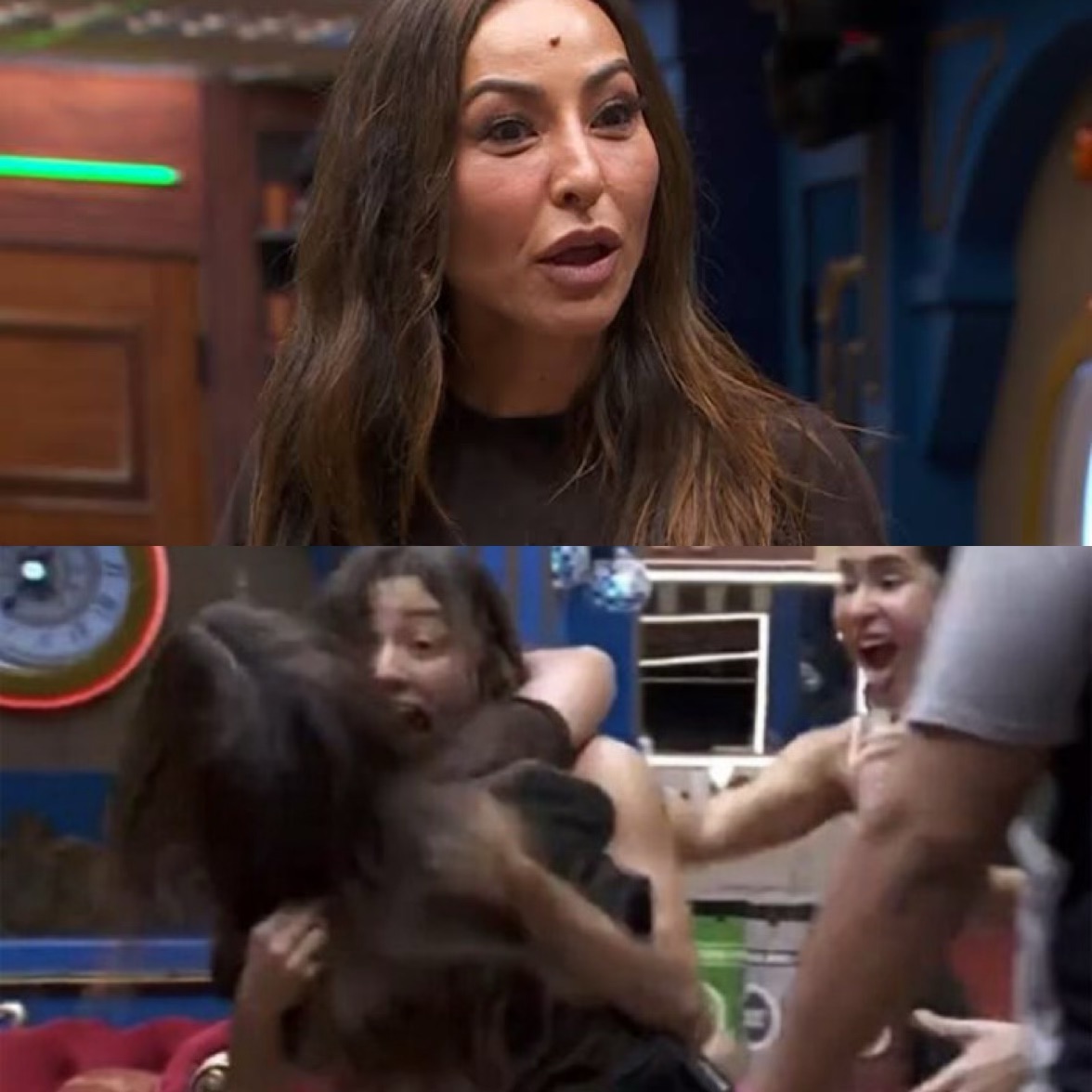 Sabrina Sato se pronuncia sobre o tombo com Beatriz no BBB 24