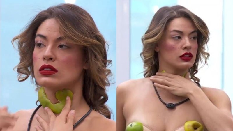 BBB 24: Beatriz cumpre promessa e faz top com cascas de laranja