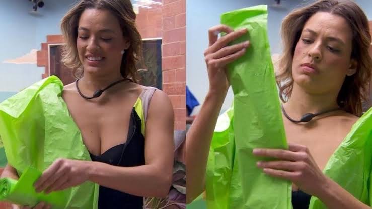 ‘BBB 24’: Beatriz cumpre promessa e monta look de saco de lixo para festa