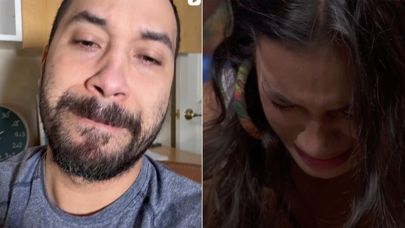 Gil do Vigor chora ao ver reação inesperada de Alane na semifinal do BBB 24