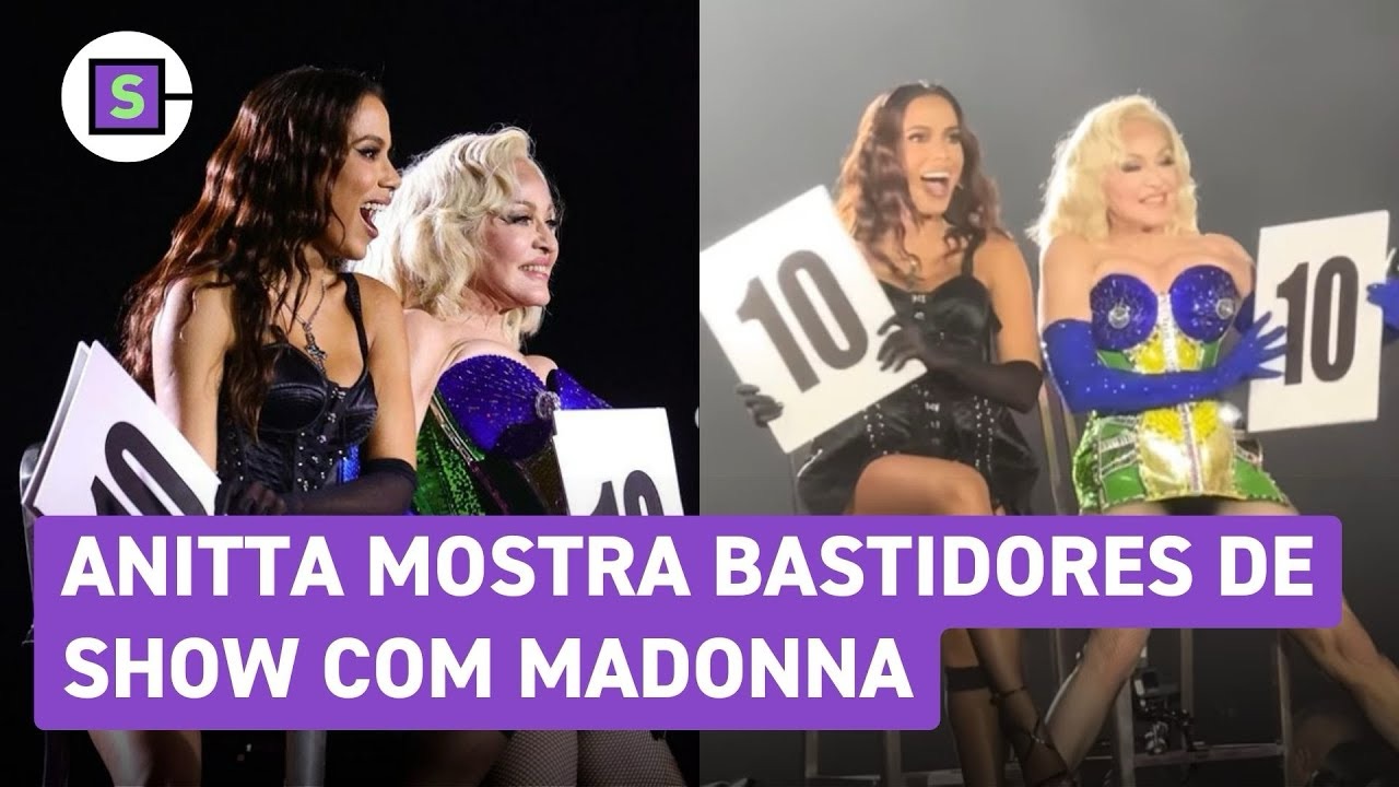 Anitta revela bastidores de show com Madonna no Rio: ‘Nunca iria imaginar’