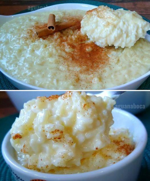 Irresistível arroz doce cremoso