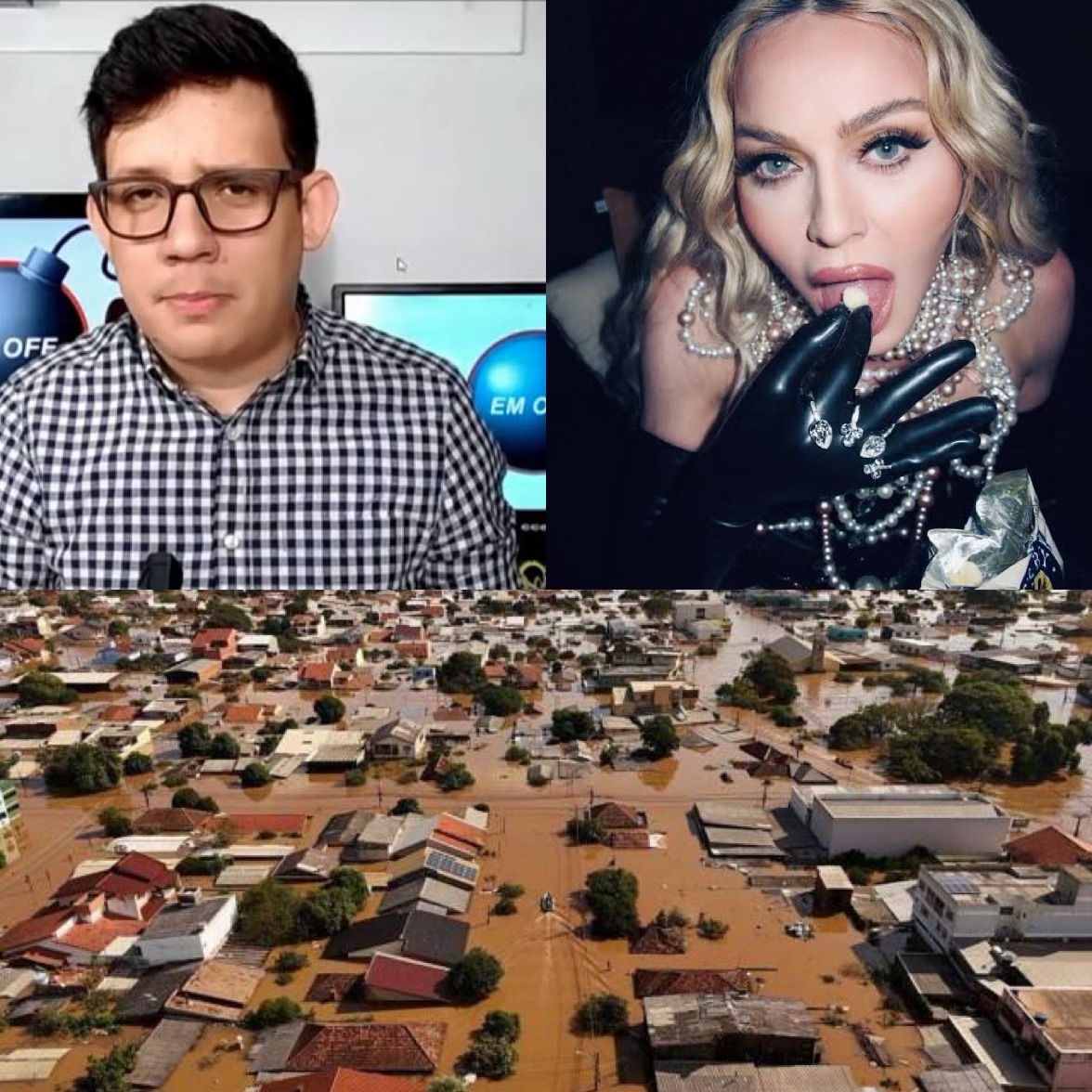 Após informar sobre doação milionária de Madonna ao RS, colunista volta atrás: “Peço mil desculpas”