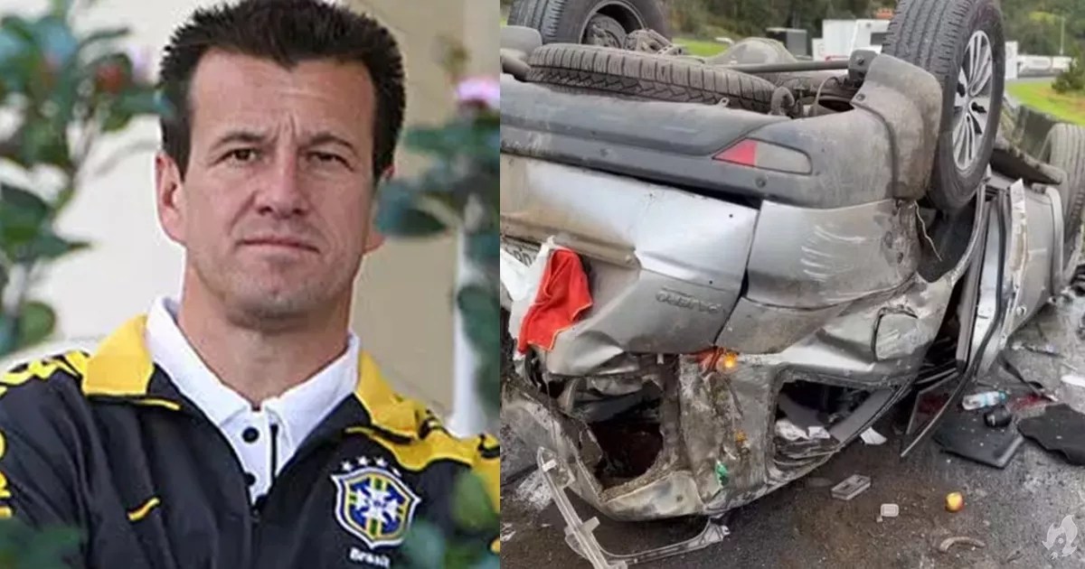 Dunga, ex-técnico da Seleção Brasileira, e sua esposa sofrem gravíssimo acidente de carro na BR-116