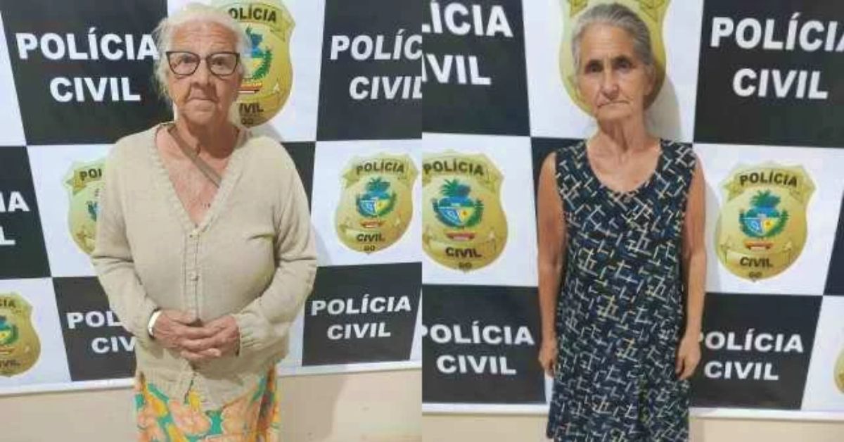 Em Goiás, ‘vovós do crime’ são presas em flagrante após denuncia; entenda