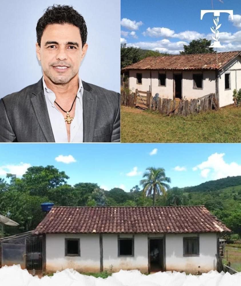 Pequena, de barro e com sala de aula: casa da infância de Zezé é de emocionar e difícil de acreditar