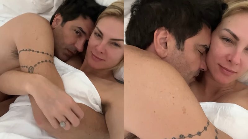 Ana Hickmann exibe intimidade com Edu Guedes em vídeo quente na cama: “A gente”