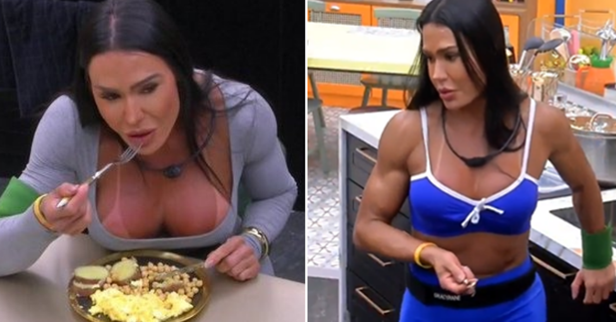 ‘BBB 25’: Gracyanne come os últimos ovos do VIP e revela estratégia para manter dieta